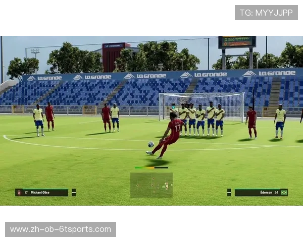 足球弧线球射门技术在比赛中如何绕过人墙直挂死角